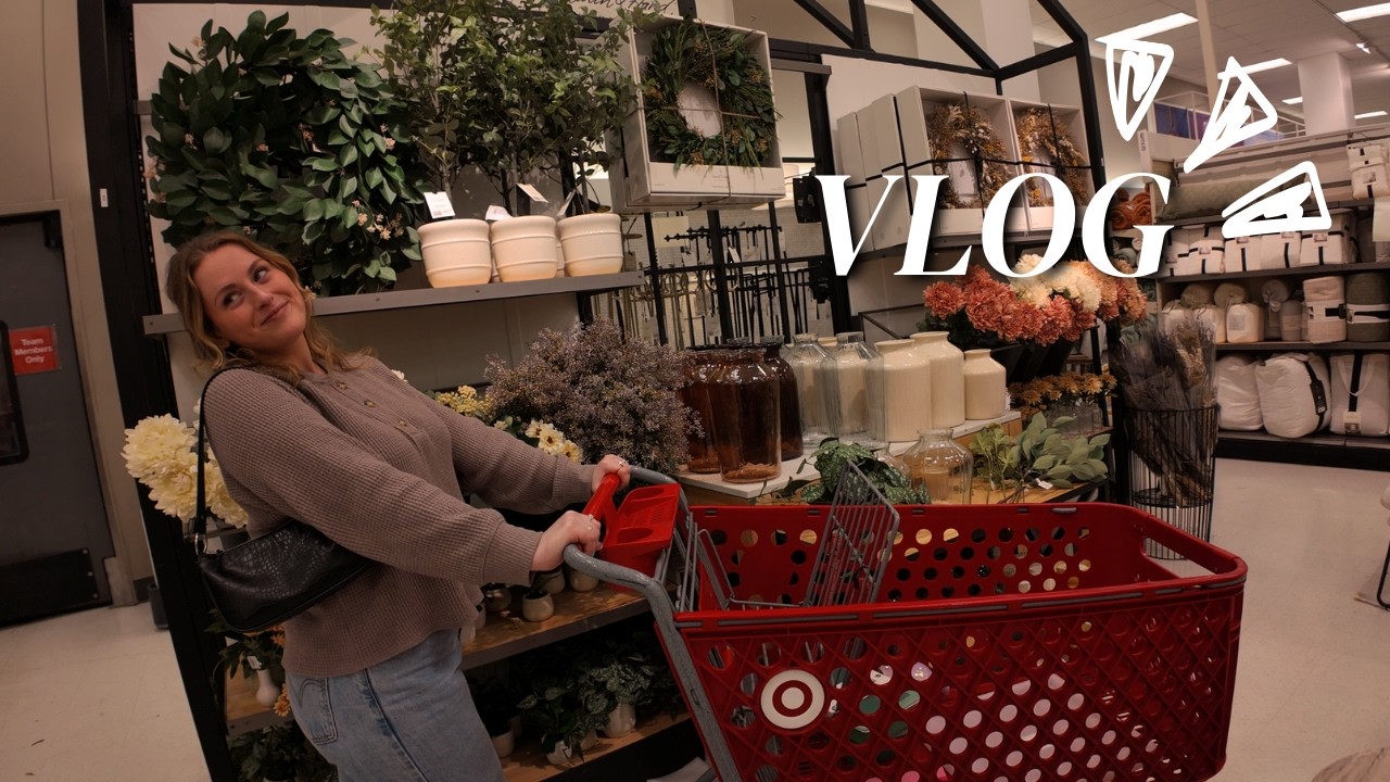 weekly vlog: healing my hair, grwm, + shopping