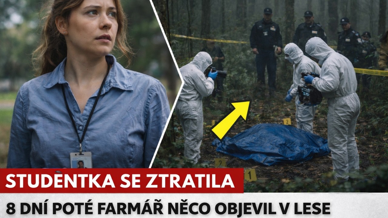 „STUDENTKA ZMIZELA CESTOU DOMŮ, OSM DNÍ POTÉ FARMÁŘ NAŠEL NĚCO V LESE“