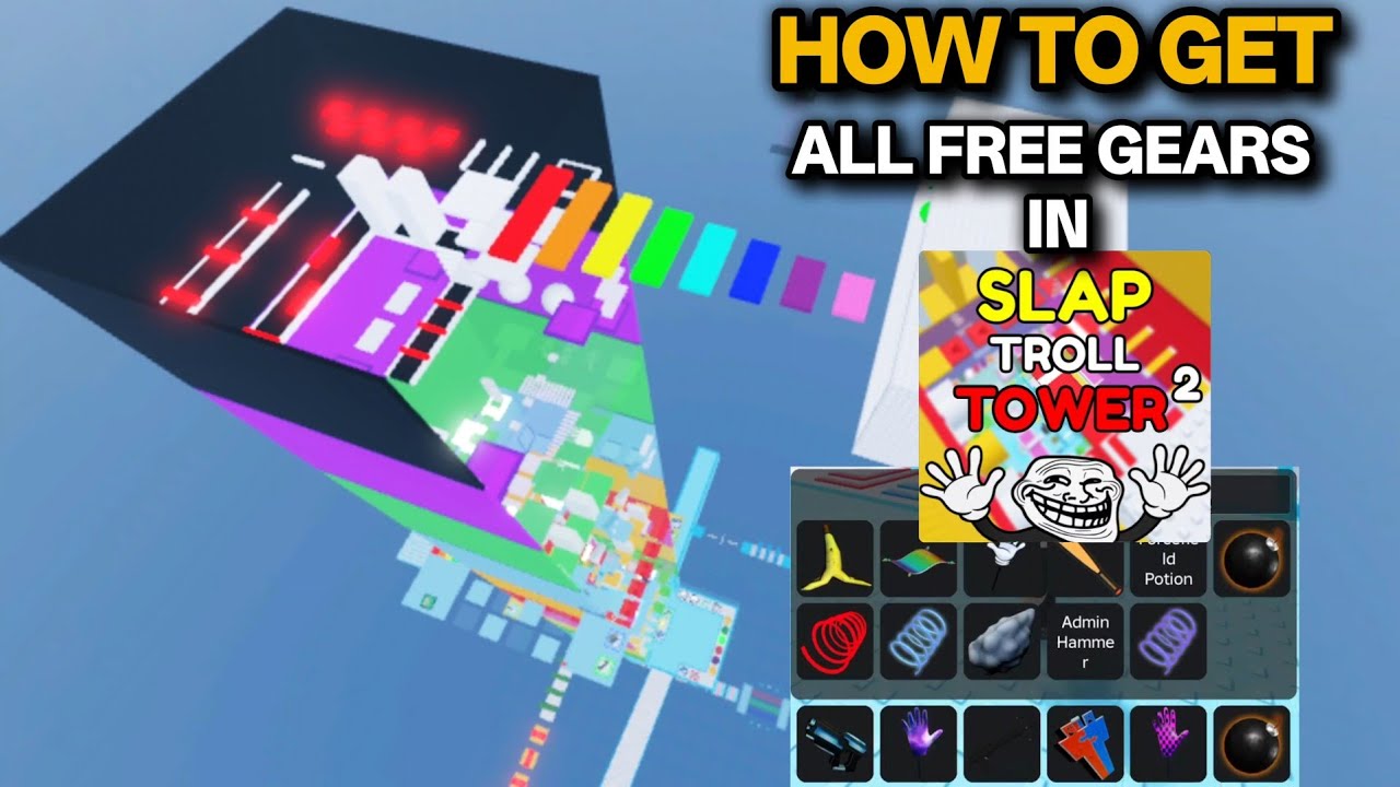 КАК ПОЛУЧИТЬ ВСЕ БЕСПЛАТНЫЕ СНАРЯЖЕНИЯ В SLAP TROLL TOWER 2 В ROBLOX | BaBa Gaming | (Как получит...