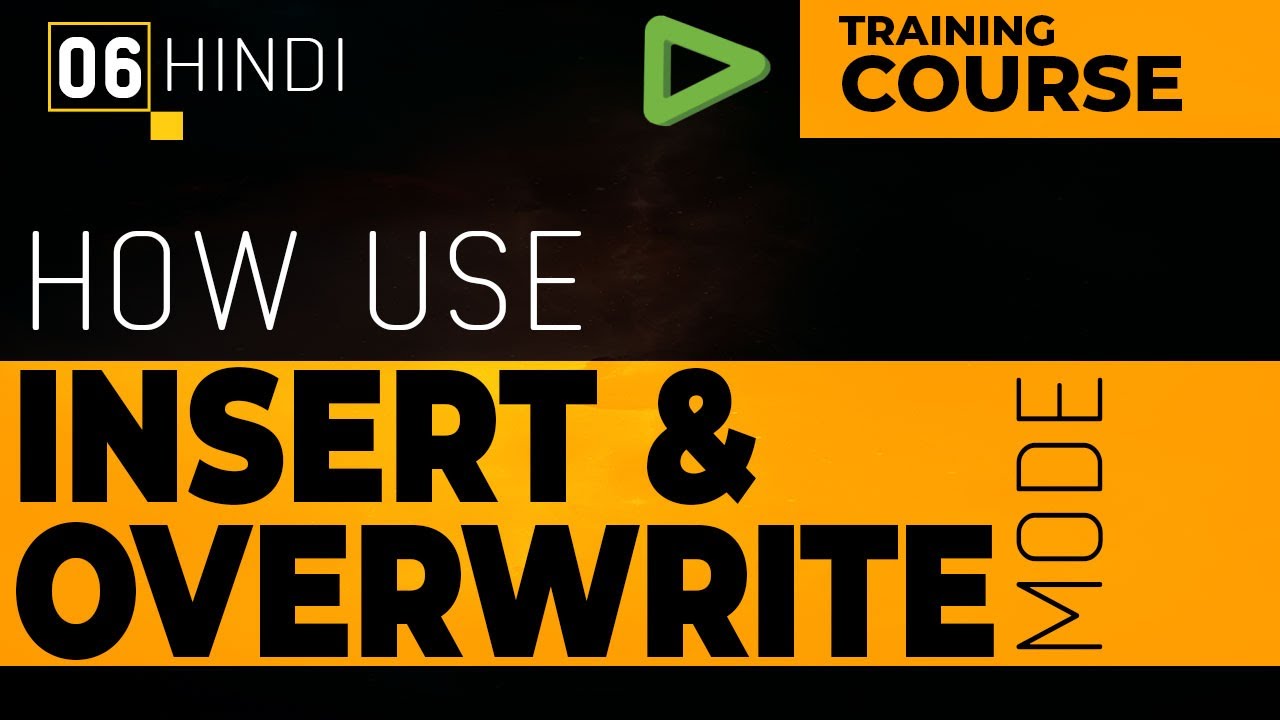 #06 Edius Pro Video Editing Course | How to use the insert and overwrite Mode | Training Class