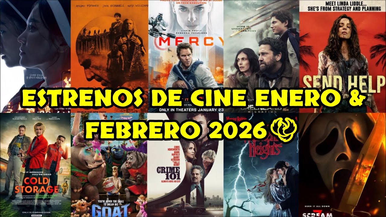Estrenos de CINE Enero & Febrero 2026 | Las Mejores Pel&iacute;culas 2026 (New Movies 2026) 4K