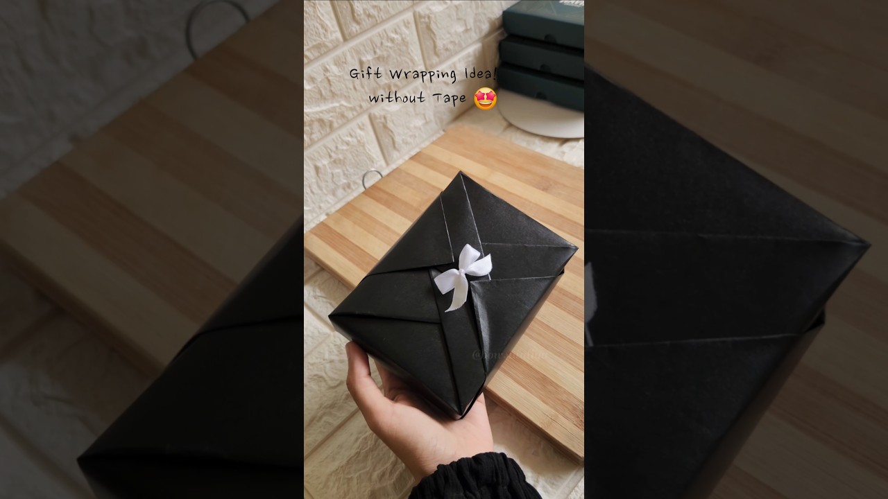 No Tape Gift Wrap | Unique Wrapping Idea for Any Occasion