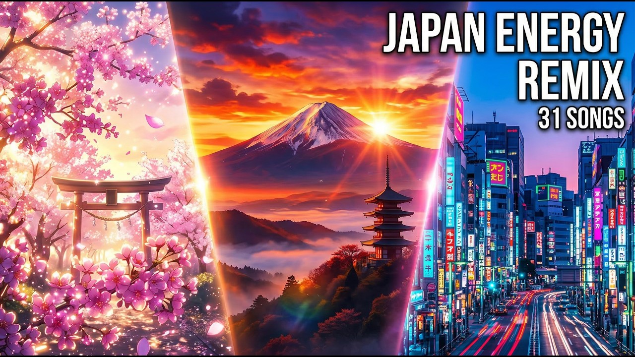 Beautiful Japan Energy Remix – 31 Songs Cinematic Mix | Anime Japan BGM