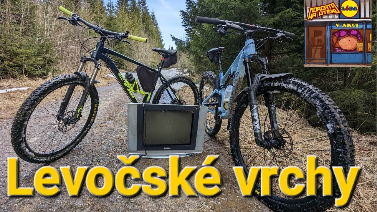Levočské vrchy -  na bicykli s Janom // GoPro Hero 8 ( Morčata na útěku )