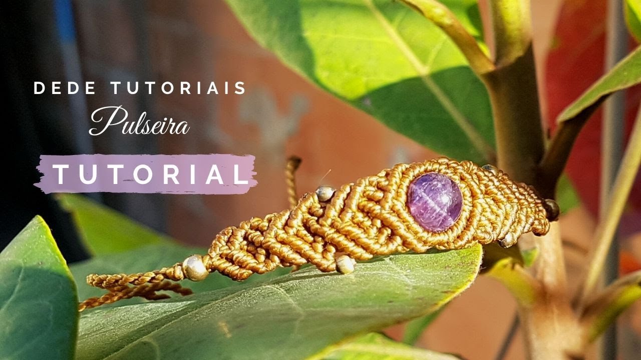 Dede Tutoriais | Como fazer uma pulseira com esfera #325