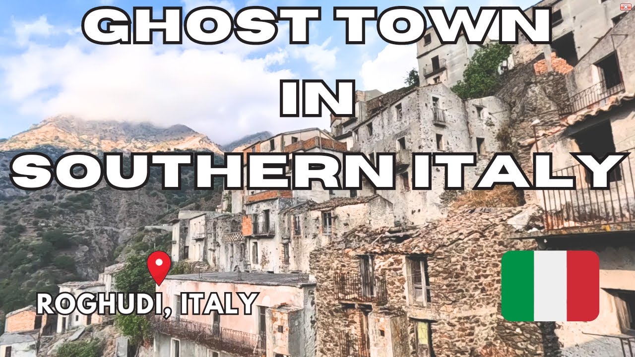 ABANDONED ITALIAN GHOST TOWN AFTER 50 YEARS | ROGHUDI, CALABRIA | ITALY TRAVEL GUIDE