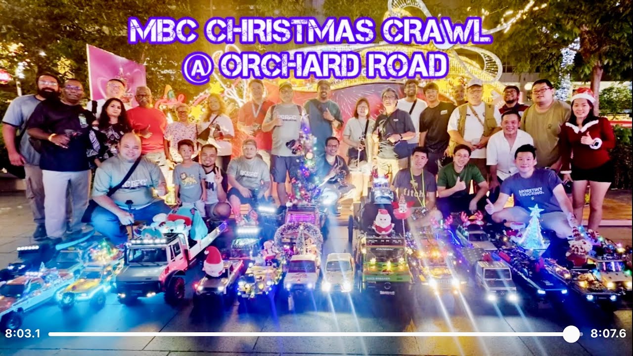 MBC Christmas Crawl @ Orchard Road RC Crawler Extreme 4x4 Offroad