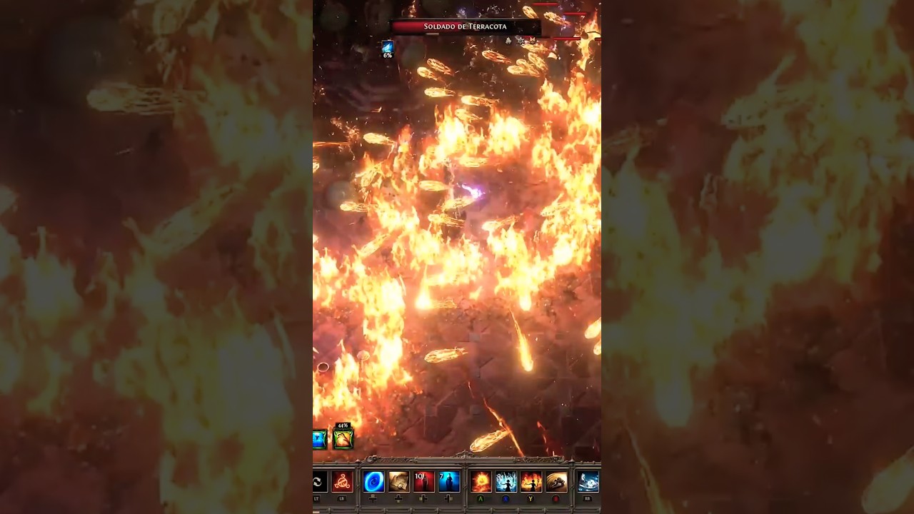 Fireball build in #PoE2 makes the #Xbox Series X suffer #pathofexile2 #games