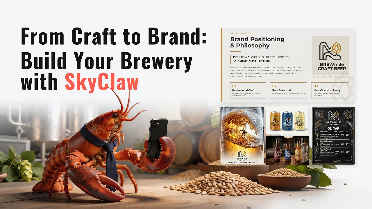 From Craft to Brand: Build Your Brewery with SkyClaw 🍺