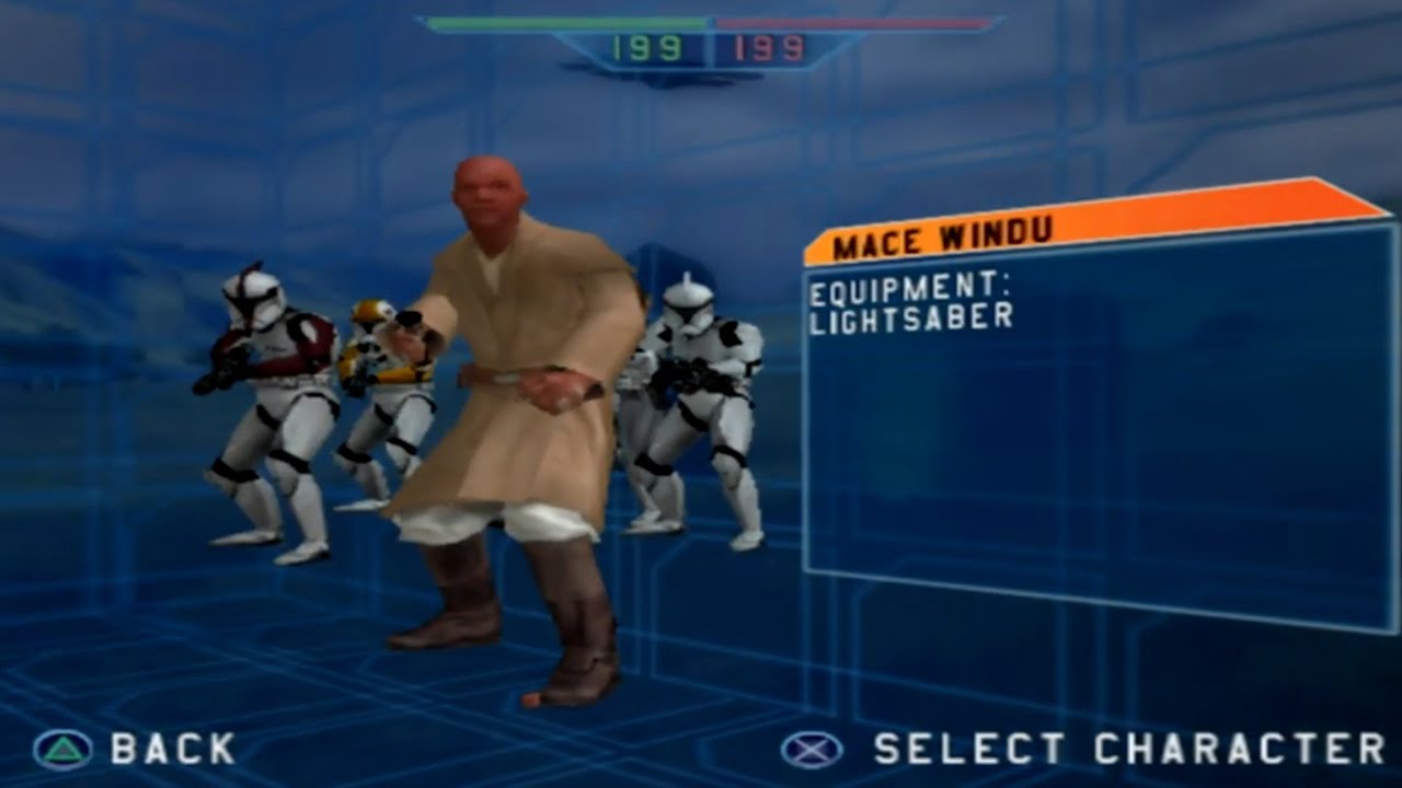 Battlefront 1 (Ps2) Jedi Mod - Mace Windu