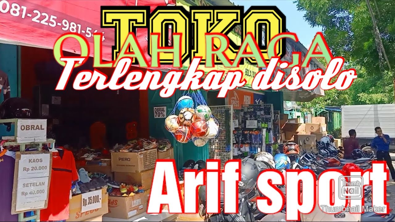 Toko perlengkapan olahraga terlengkap di solo||Arif sport
