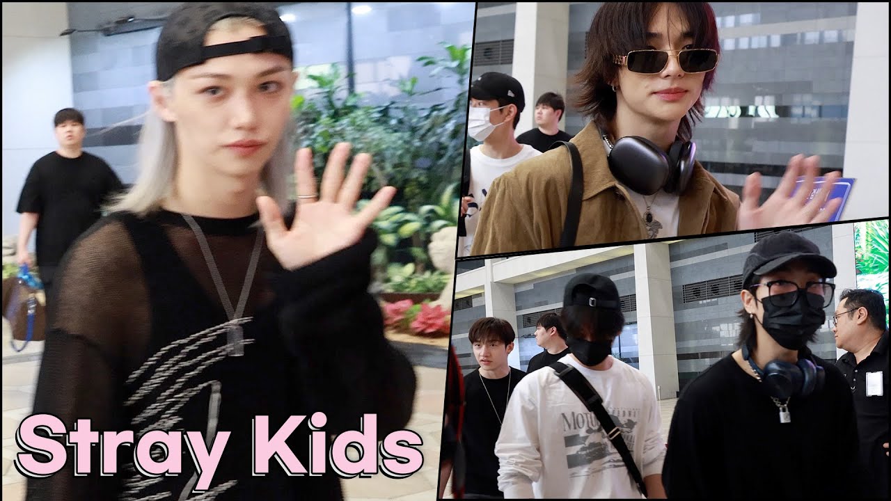 스트레이키즈 (Stray Kids) '음악중심' in JAPAN 출국 | Stray Kids Airport Departure [4K]