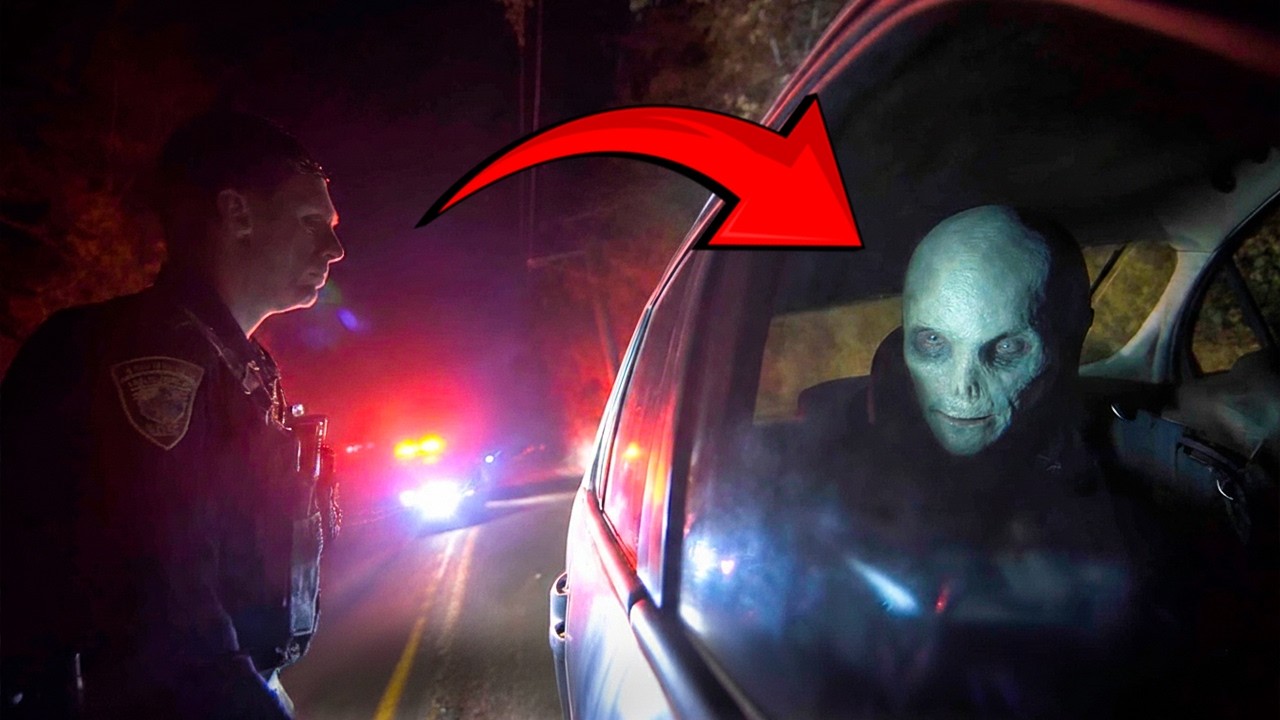 Shocking Body Cam Footage : Police Recorded a Skin Walker During Routine Patrol!