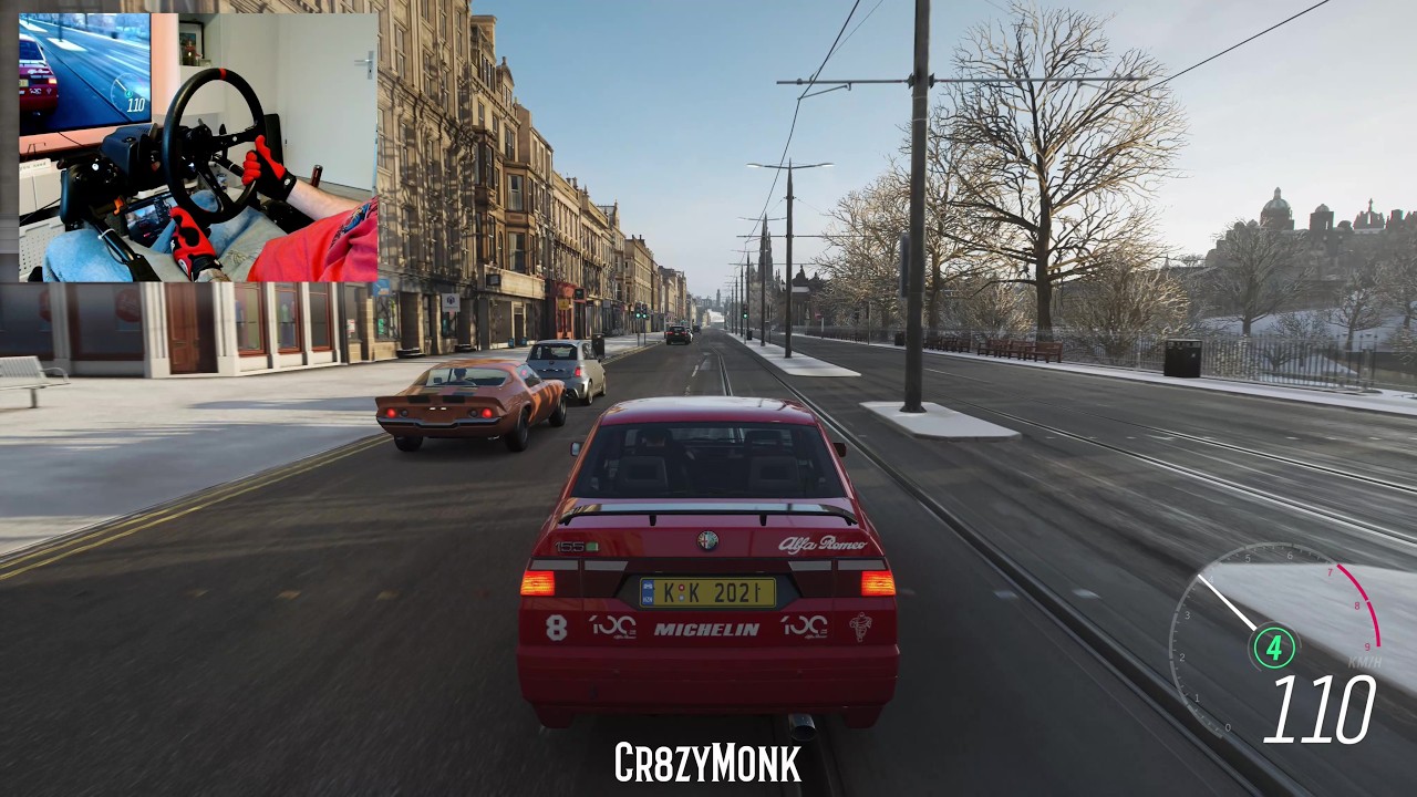Morning ride in winter with Alfa Romeo 155 | Logitech G920 | Forza Horizon 4 | #gameplay