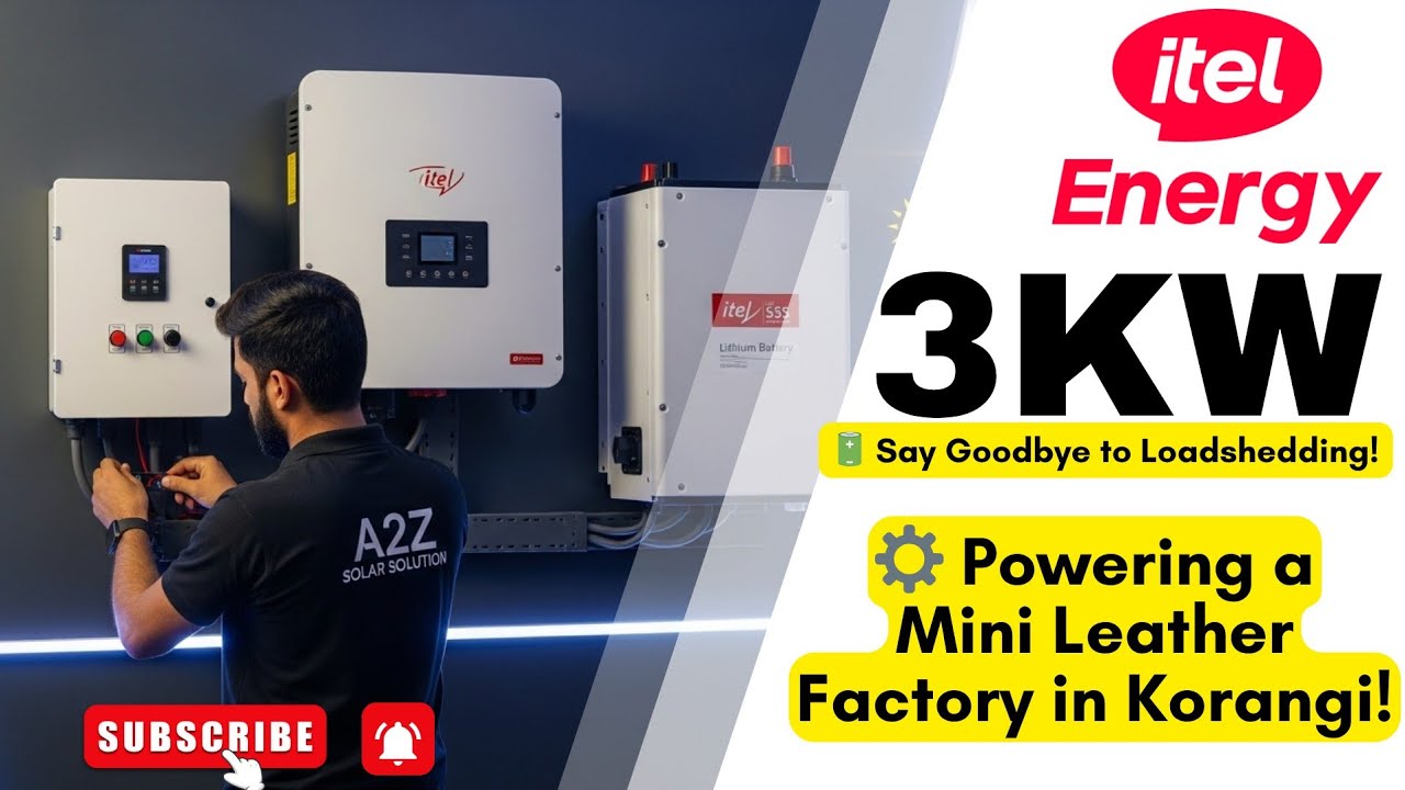 Инвертор Itel 3 кВт IP54 ⚙️ снабжает электроэнергией мини-кожевенную фабрику в Коранги