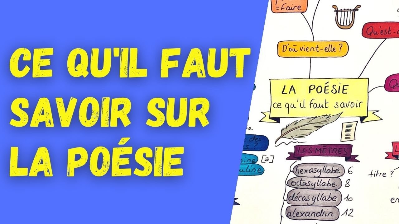 LA POÉSIE : ce qu'il faut connaître pour le commentaire du BAC de français 2025 !