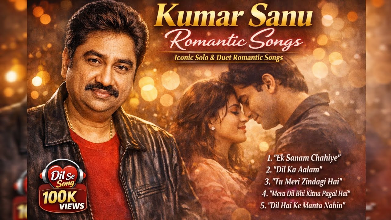 Best of Kumar Sanu Romantic Songs 🎶Top 5 Evergreen Love Melodies l Iconic Solo & Duet Romantic Hits 