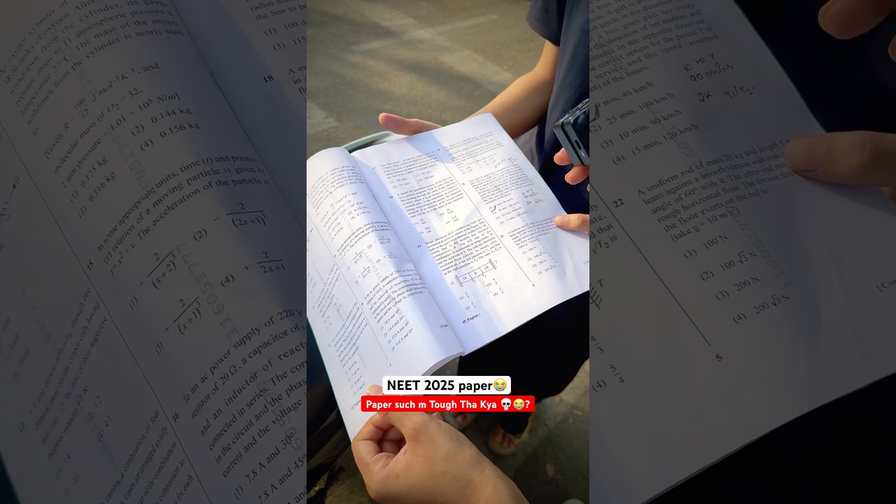 NEET 2025 Exam Review Toughest Paper Of NEET 2025 | Full Paper Video of NEET 2025