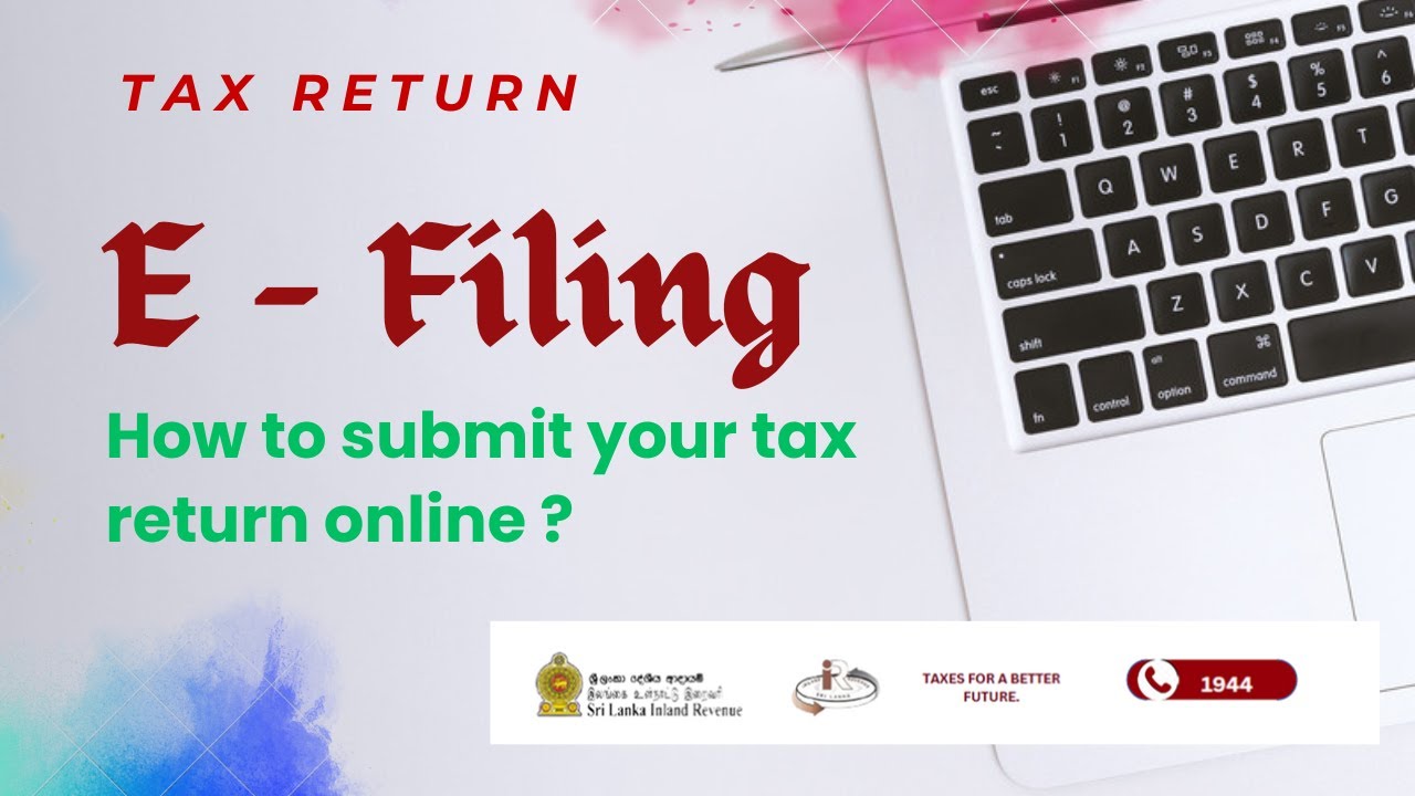 How to submit your tax return online..