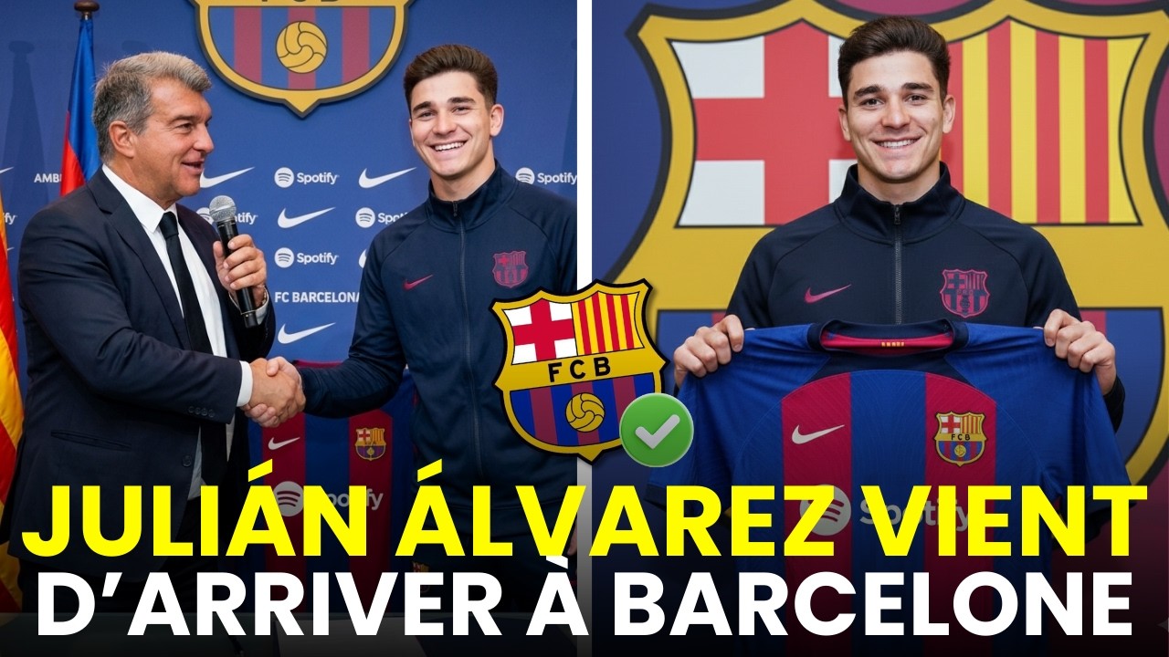 EXCLUSIVE ! ÁLVAREZ EST DÉSORMAIS UN JOUEUR DU FC BARCELONE ! C'EST OFFICIEL ! LE BARÇA L'ANNONCE