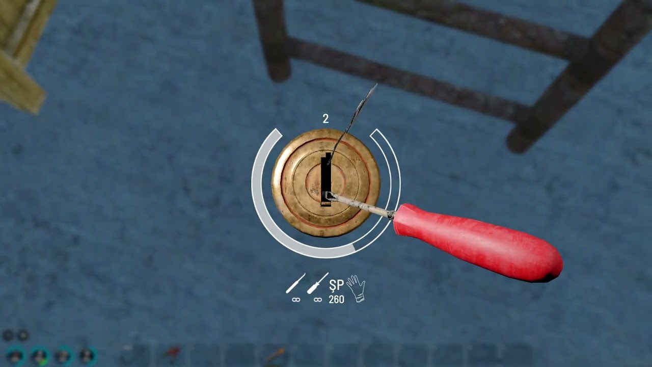 SCUM lockpick training