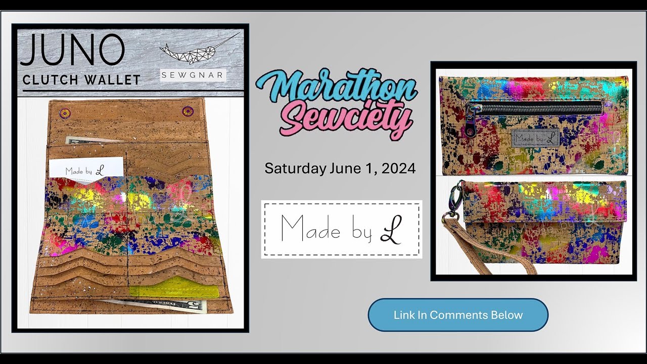 Juno Clutch Wallet by SewGnar - Marathon Sewciety series