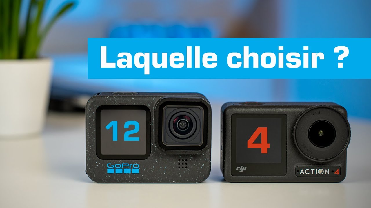 GOPRO 12 vs DJI ACTION 4 : Le match est tr&egrave;s serr&eacute;...