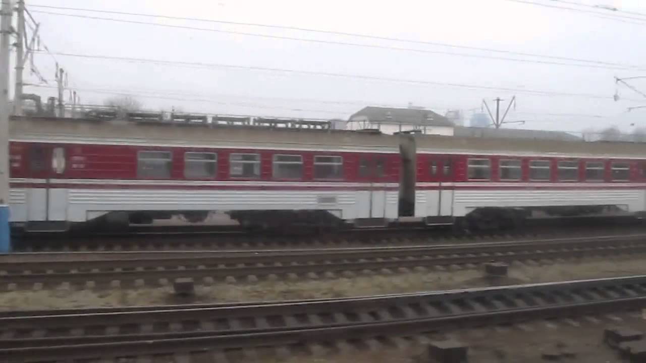 Поезд 066 Кишинев Москва. Подъезжаю к Киеву