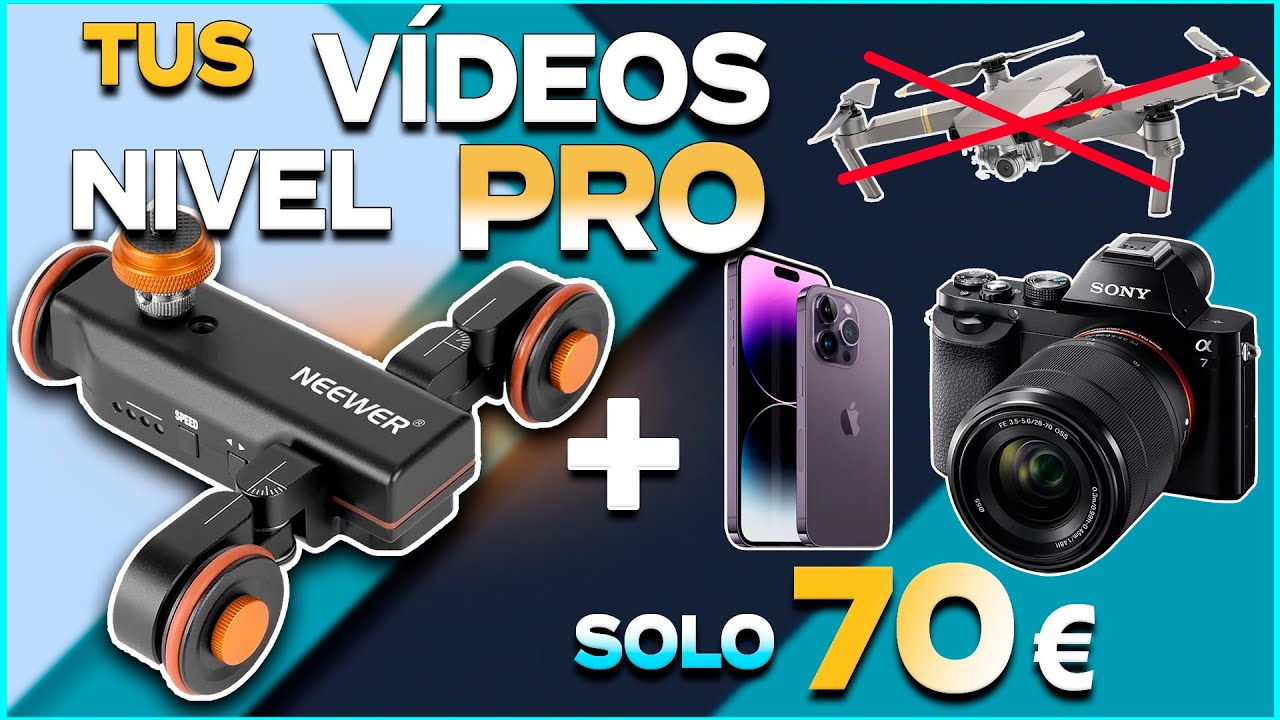 NEEWER SLIDER DOLLY MOTORIZADO - ESTABILIZA TUS VIDEOS