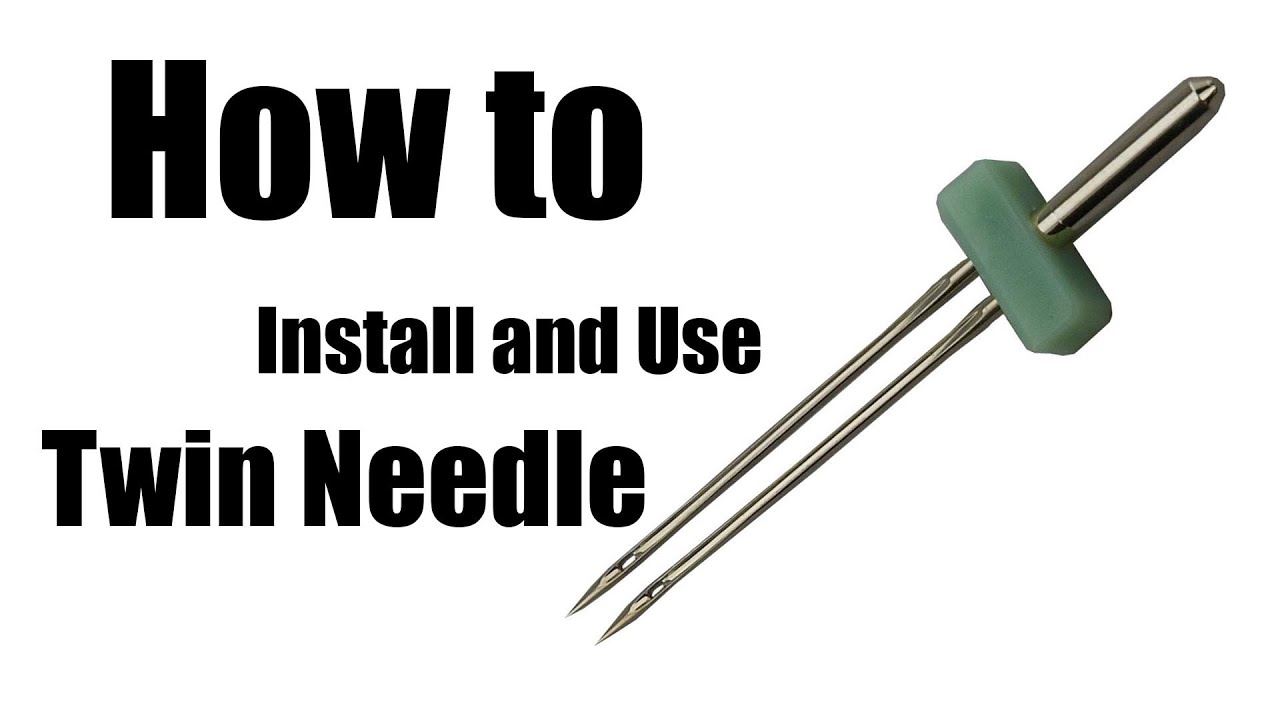 How to Install and Use a twin needle