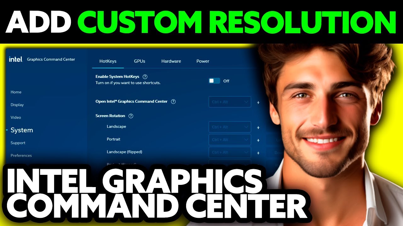 How To Add Custom Resolution in Intel Graphics Command Center (2025) - Step by Step