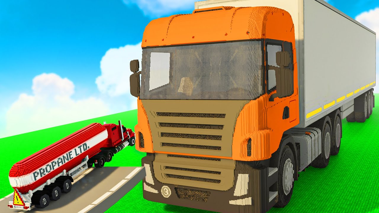 Cars vs Euro Truck | Teardown