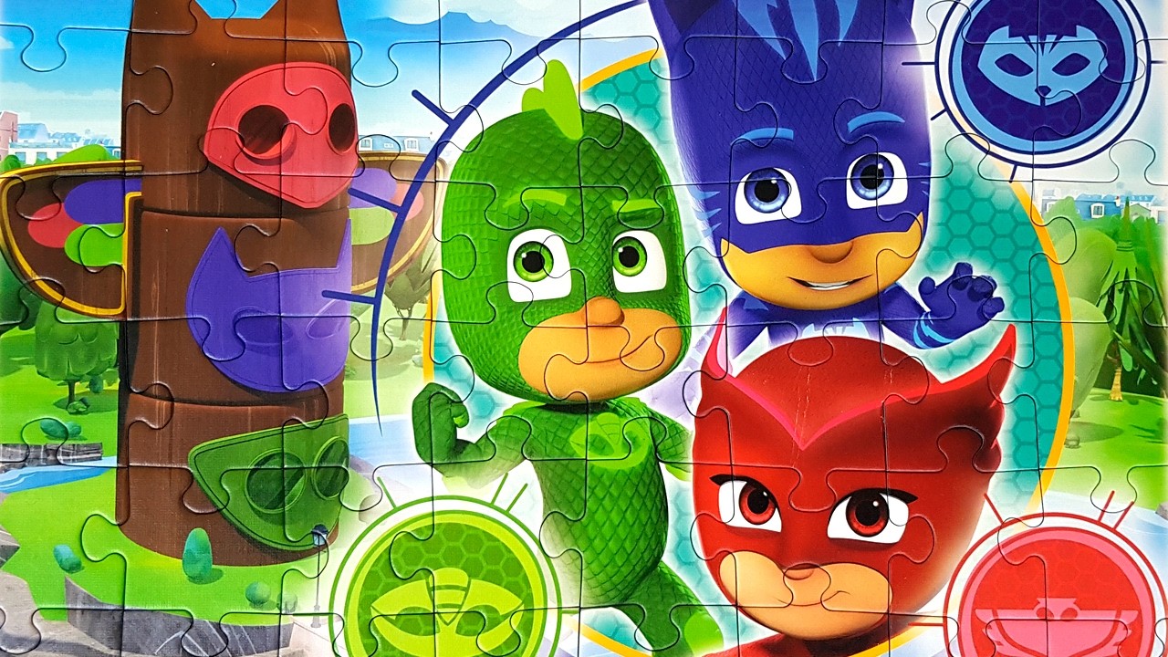 Puzzles video for kids PJ Masks, Peppa Pig, Paw Patrol, Frozen, Toy Story, Masha and the Bear