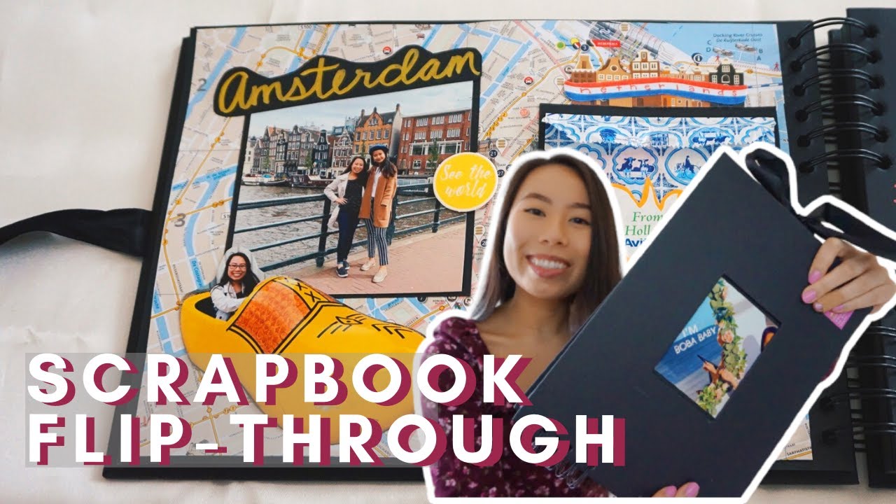 Scrapbook Flip Through || ideas for memories & travel scrapbooking