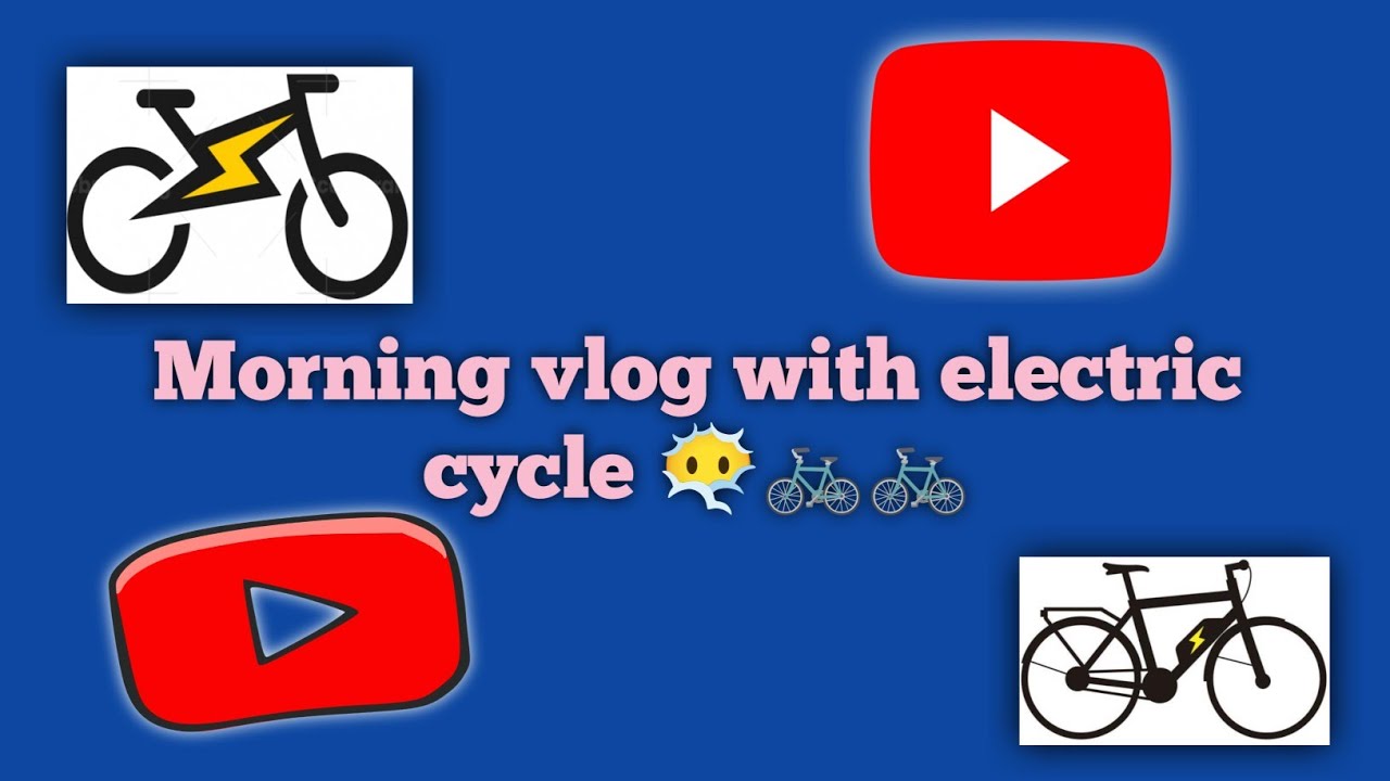 Morning vlog with electric cycle 😶‍🌫️🚲🚲|| electric cycle| vlog| winter vlog 