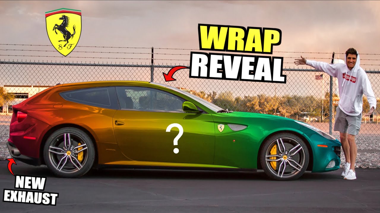 Ferrari FF WRAP REVEAL + New Exhaust Mod + $1M Garage Tour!