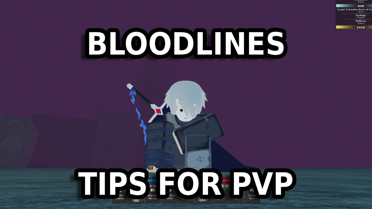 Beginner TIPS for PVP in BLOODLINES | Roblox