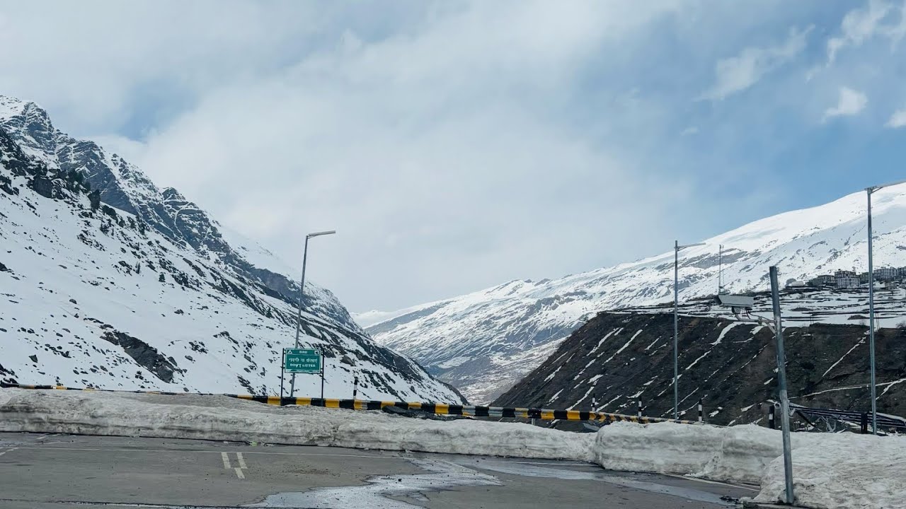 || Time lapse video on the way from Sissu to Manali ,Himachal Pradesh ||