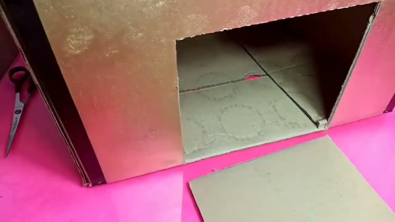 طريقة صنع قفص لطيور بكرتونة فقطHow to make a cage for birds with cardboard only