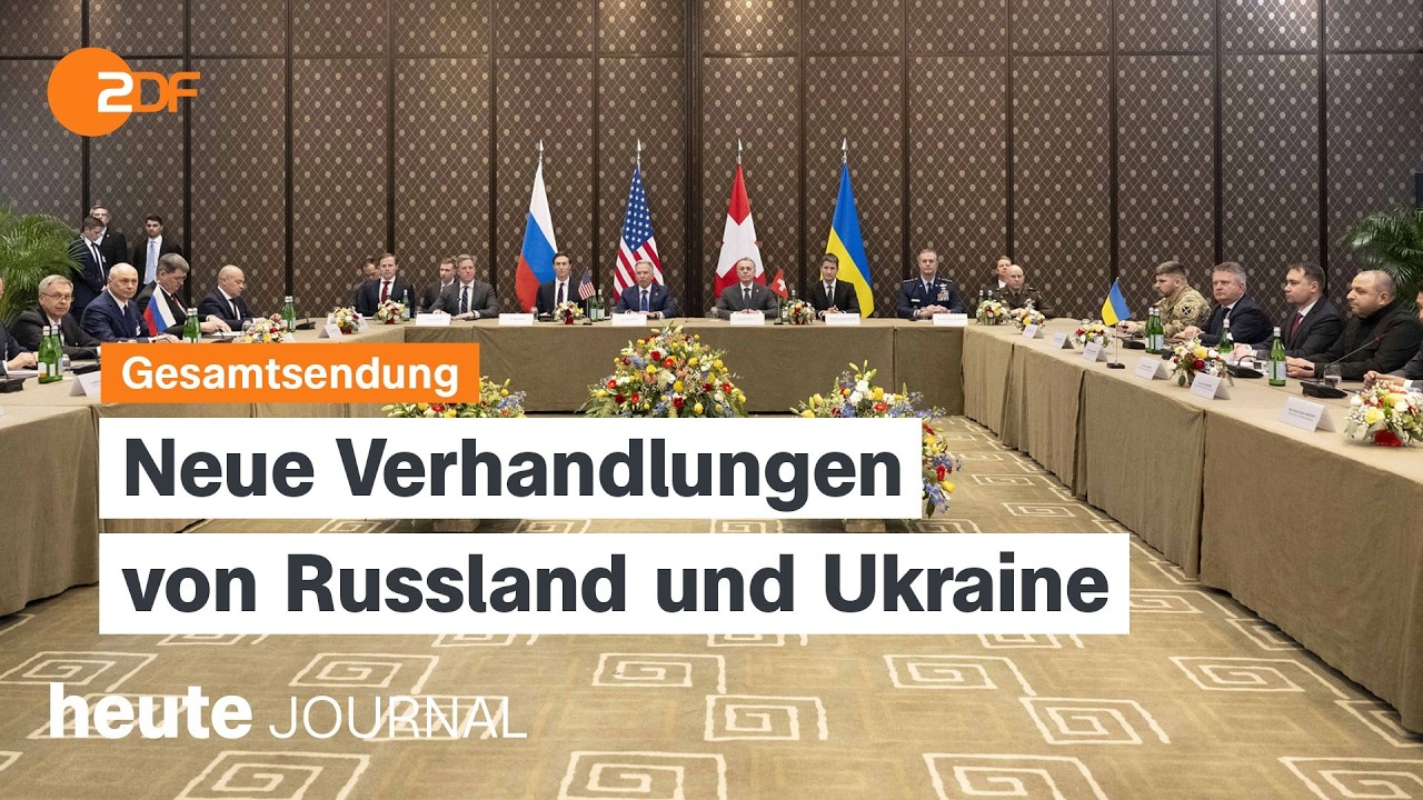heute journal vom 17.02.2026 Ukraine-Verhandlungen, US-Atomgespräche mit Iran, Fehler in ZDF-Beitrag