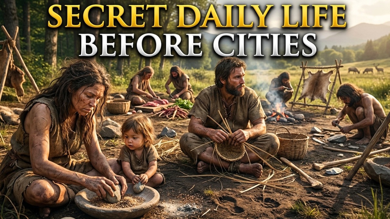 The Secret Daily Life of Prehistoric Humans Before Cities | Relaxing History for Sleep