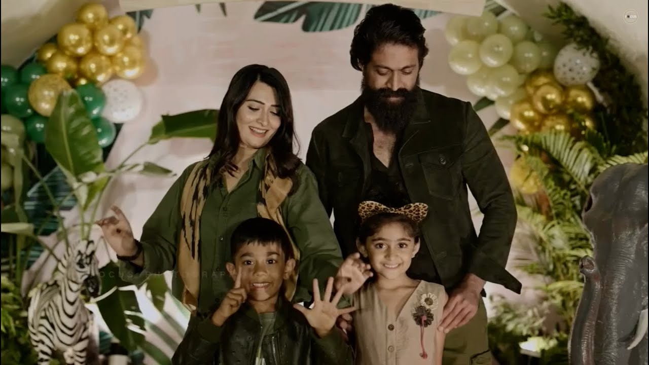 Yash Son Yatharv Birthday Celebrations 🥳 Yash Boss, Radhika Pandit | Toxic Movie