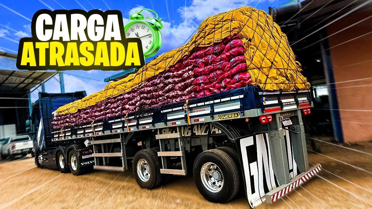 SAINDO CARREGADO DE BATATA ATRASADO PRO CEASA 🤯 VAMO ACELERA