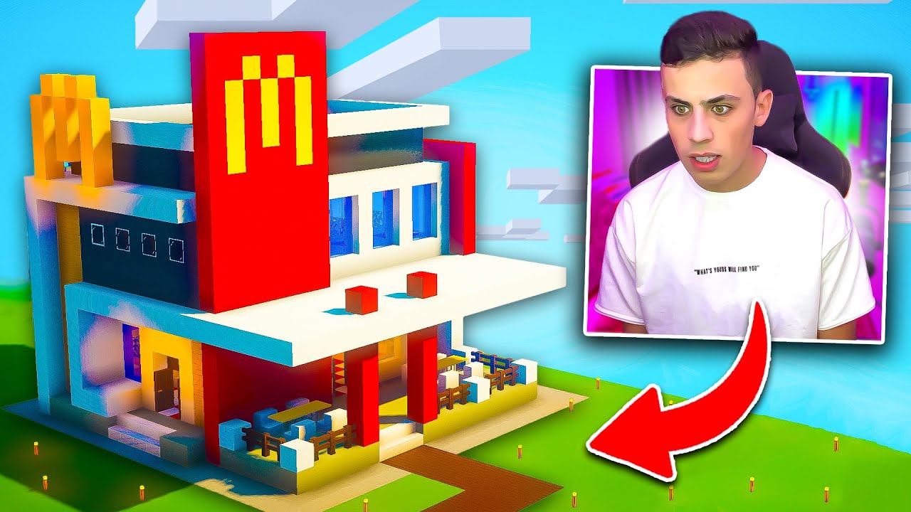 ماين كرافت: فتحت مطعم ماكدونالدز في بوكس كرافت ! 🍟🔥