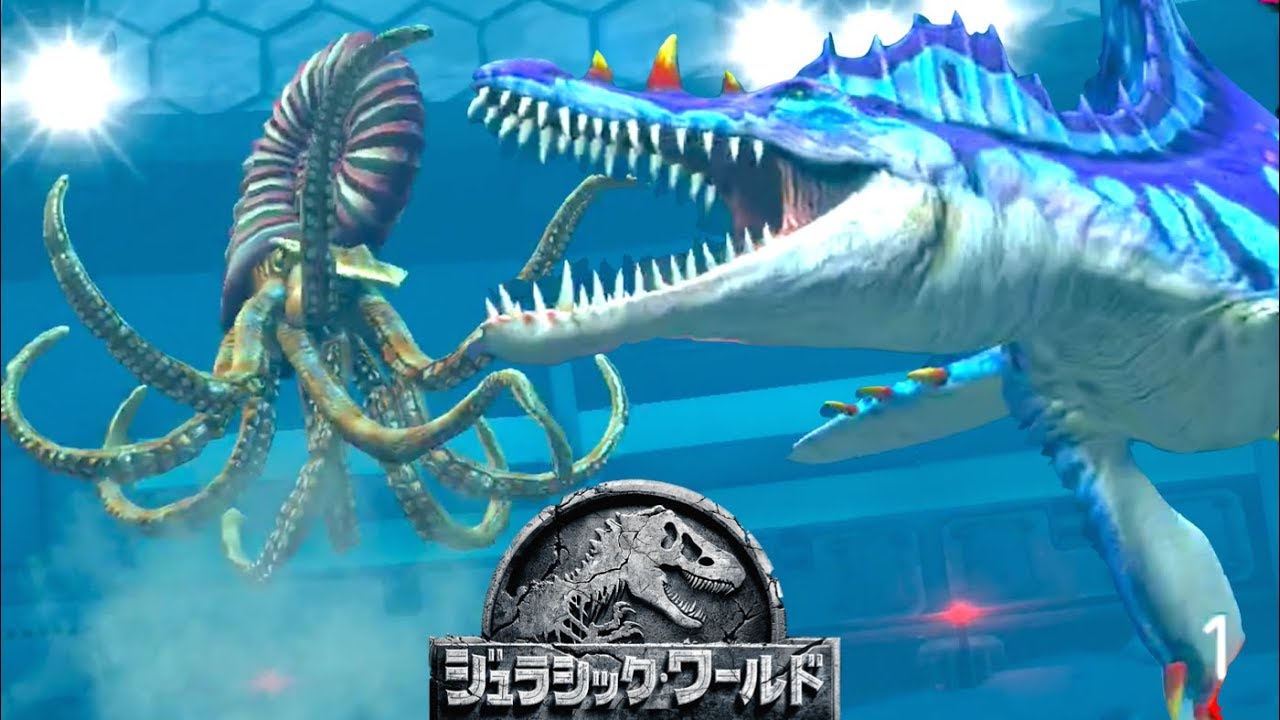 アンモナイトは海に住む大型肉食恐竜も倒してしまうらしい...#35【 Jurassic World: The Game 】実況