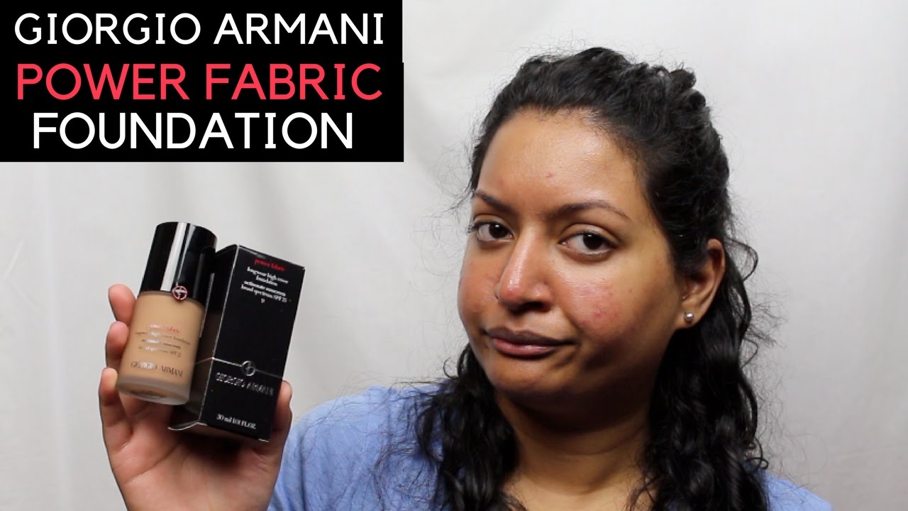 Giorgio Armani Beauty Power Fabric Longwear High Cover Foundation Review ( 1 Week Wear Test)