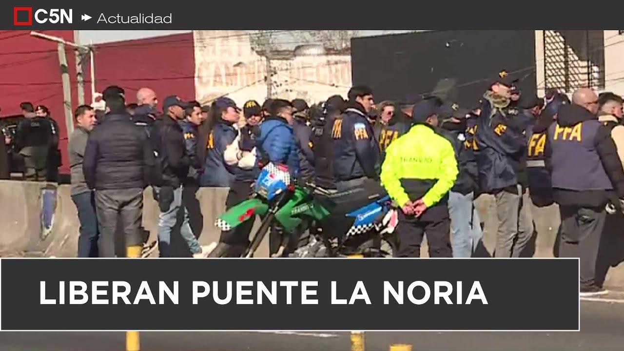 LIBERARON el PUENTE LA NORIA, MANO A CAPITAL: CONTINÚA la PROTESTA de FERIANTES