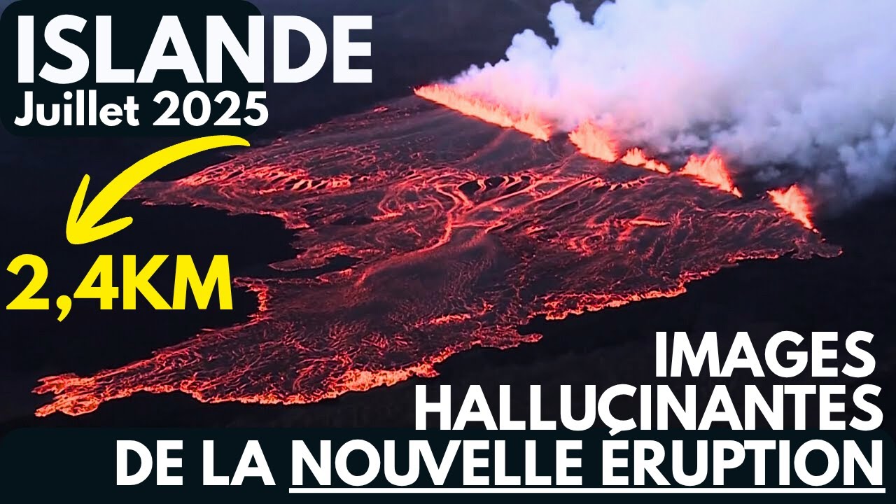 VOLCAN ISLANDE - Les Images HALLUCINANTES de la NOUVELLE ÉRUPTION
