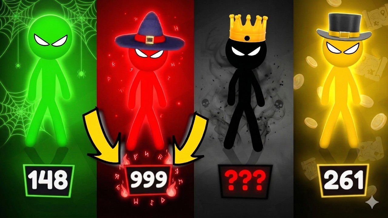 Stickman BEST MINIGAMES Tournament - Stickman Party 1 2 3 4 Player 2026