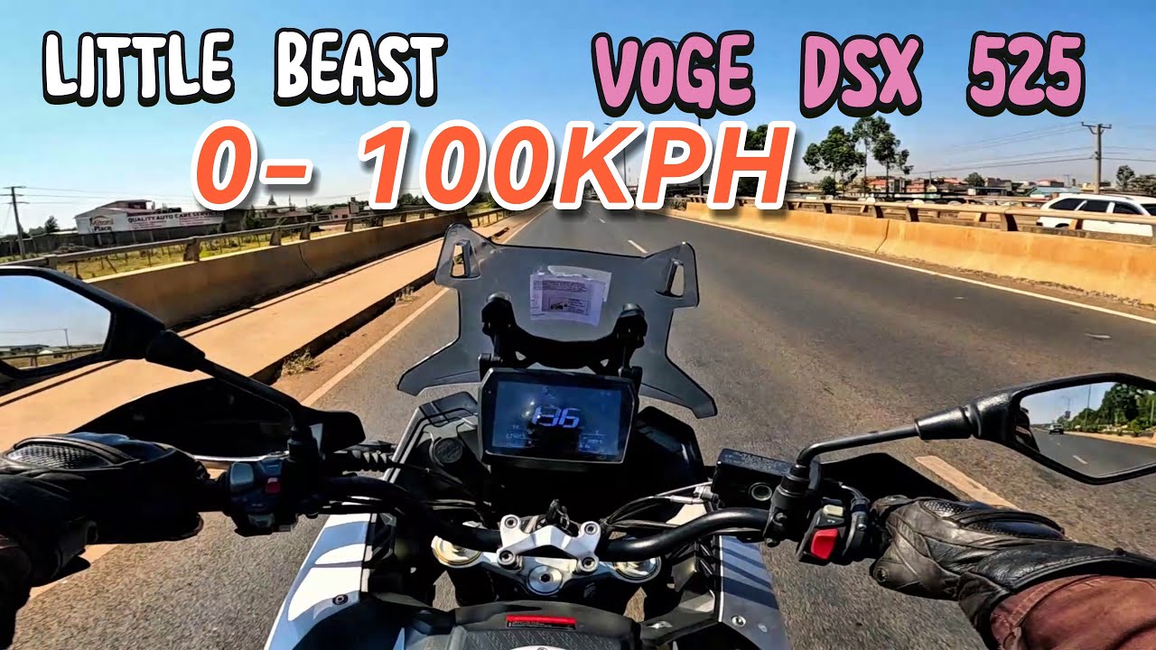 Тест скорости от 0 до 100 км/ч на Voge DSX 525